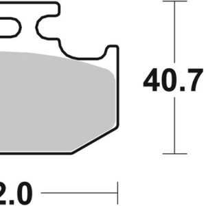 Pastillas de freno sinterizadas Brembo 07KA12SD