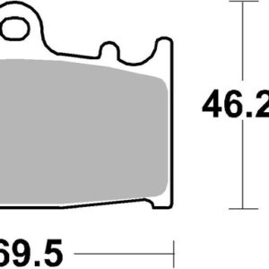 Pastillas de freno sinterizadas de competición Brembo 07KA13RC