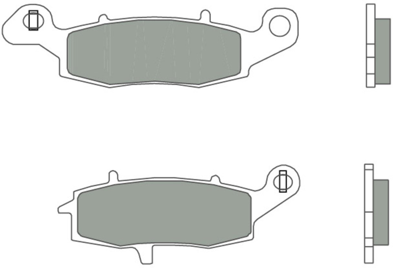 Pastillas de freno orgánicas Brembo 07KA15CC