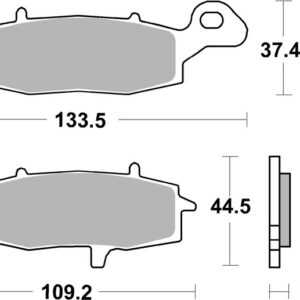 Pastillas de freno sinterizadas Brembo 07KA19LA