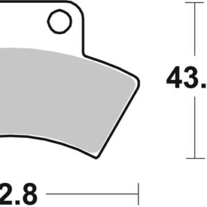 Pastillas de freno sinterizadas Brembo 07PO03SD