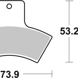 Pastillas de freno sinterizadas Brembo 07PO04SD