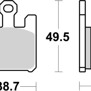 Pastillas de freno sinterizadas Brembo 07SU26SA