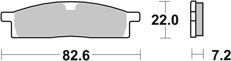 Pastillas de freno orgánicas Brembo 07YA1605