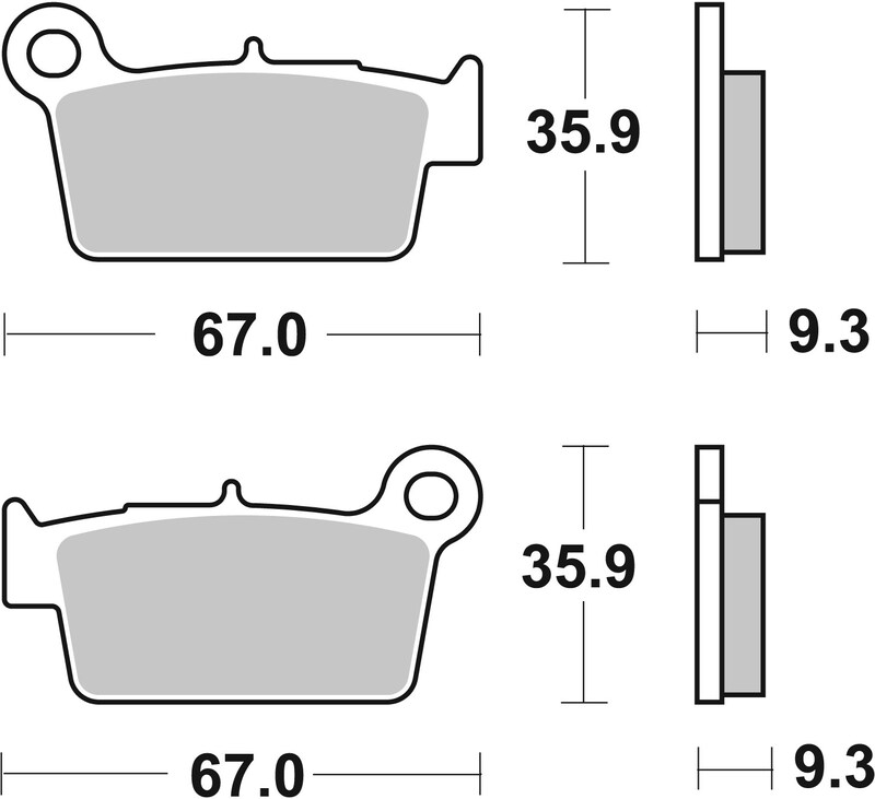 Pastillas de freno sinterizadas Brembo 07YA41SD