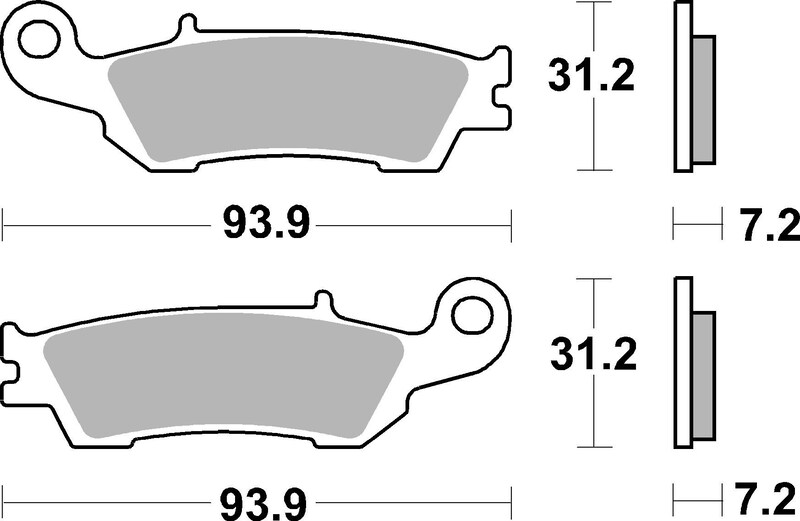 Pastillas de freno sinterizadas Brembo 07YA47SD