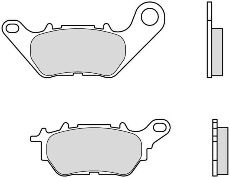Pastillas de freno orgánicas Brembo 07YA53CC