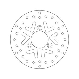 Disco de freno BREMBO Serie Oro redondo fijo