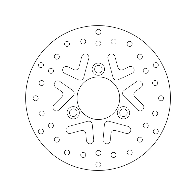 Disco de freno BREMBO Serie Oro redondo fijo
