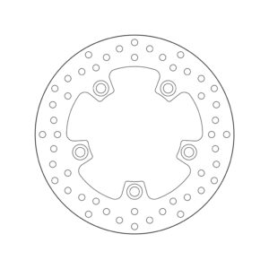 Disco de freno BREMBO Serie Oro redondo fijo