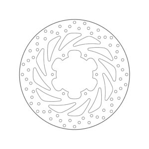Disco de freno BREMBO Serie Oro redondo fijo