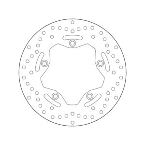 Disco de freno BREMBO Serie Oro redondo fijo