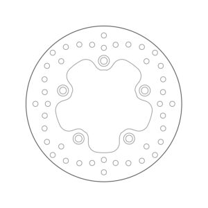 Disco de freno BREMBO Serie Oro redondo fijo