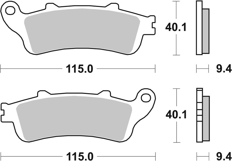 Pastillas de freno sinterizadas Brembo 07034XS