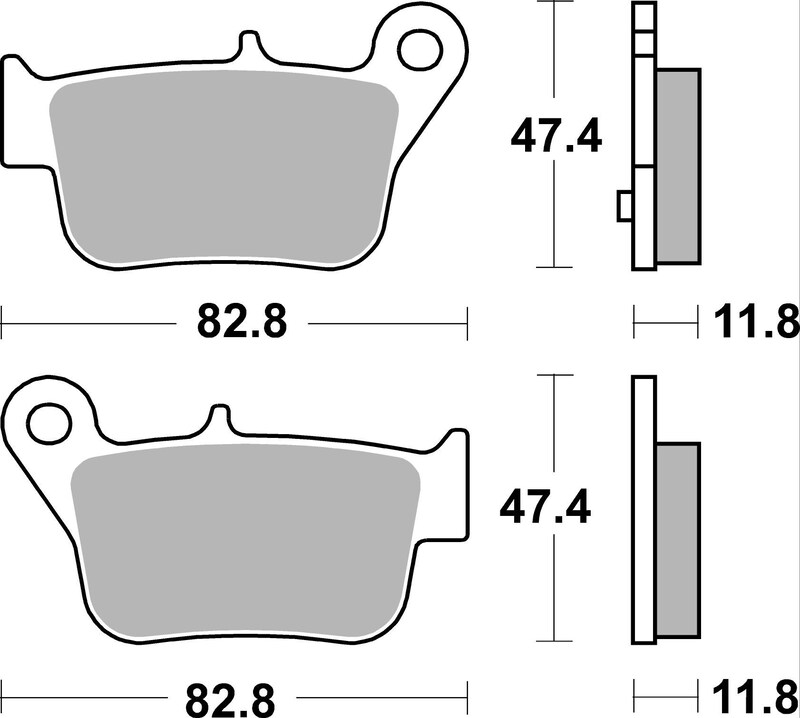 Pastillas de freno sinterizadas Brembo 07103XS
