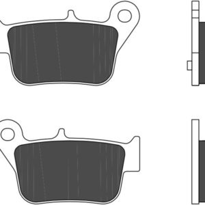BREMBO Scooter Pastillas de Freno de Metal Sinterizado - 07103XS
