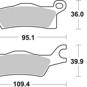 Pastillas de freno sinterizadas Brembo 07GR27SD