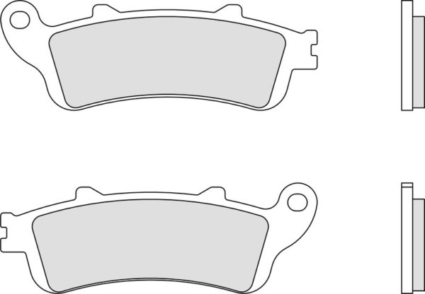 Pastillas de freno BREMBO Street Carboxicerámicas - 07HO4308