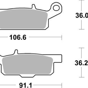 Pastillas de freno sinterizadas de competición Brembo 07YA50SX