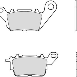 Pastillas de freno scooter carbono BREMBO - 07113CC