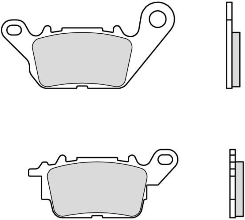 Pastillas de freno scooter carbono BREMBO - 07113CC