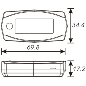 Cuenta Rpm + cuenta horas universal KOSO BA033W00 - BA033W03-03