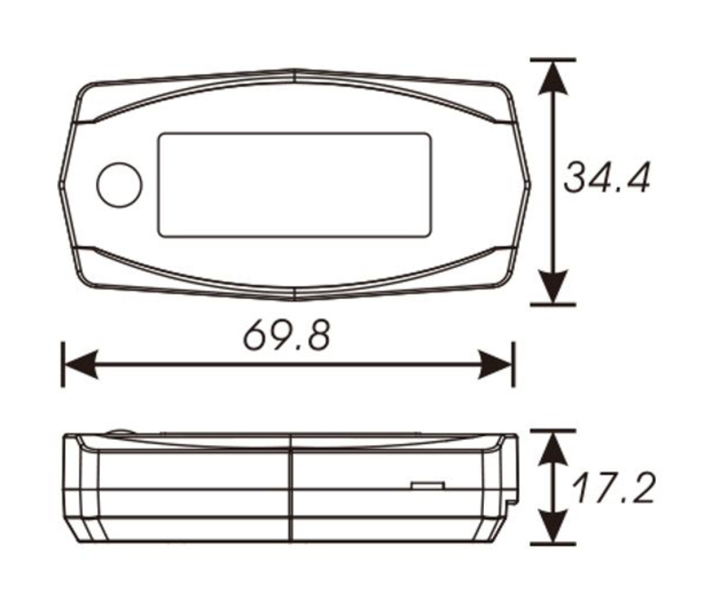 Cuenta Rpm + cuenta horas universal KOSO BA033W00 - BA033W03-03