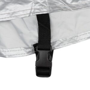 Funda de moto para exterior OXFORD Aquatex - Moto / Scooter con baúl - Negro / Plata - S