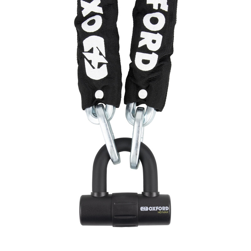 Candado de cadena HD 2.0m Oxford OF160 - Certificado Sold Secure Silver / ART3