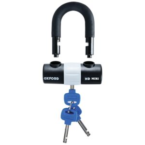 Candado de disco OXFORD HD Mini - Ø14mm negro - Certificado Sold Secure Diamond