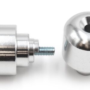 Contrapesos de manillar V PARTS Aluminio Honda Plata