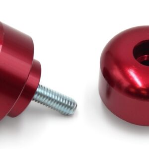 Contrapesos de manillar V PARTS Aluminio Yamaha Rojo