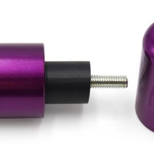 Contrapesos de manillar V PARTS Aluminio Suzuki Violeta