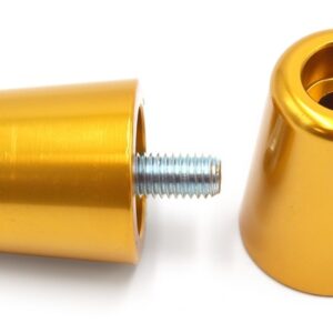 Contrapesos de manillar V PARTS Aluminio Oro