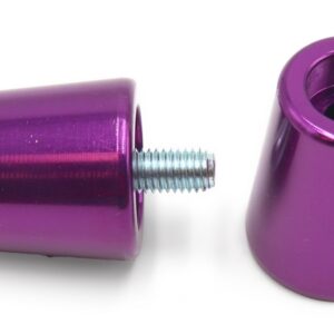 Contrapesos de manillar V PARTS Aluminio Violeta