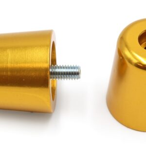 Contrapesos de manillar V PARTS Aluminio Piaggio Oro