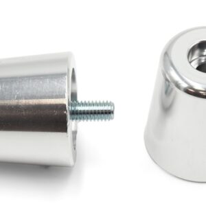 Contrapesos de manillar V PARTS Aluminio Piaggio Plata