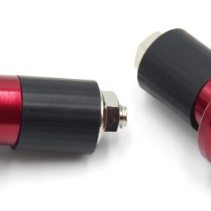 Contrapesos de manillar V PARTS Aluminio 17,5 Rojo