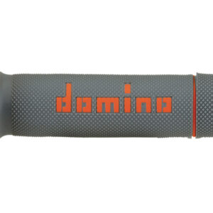 Puños off road DOMINO cross gris/naranja A02041C4552