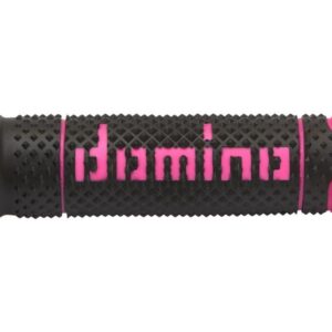Puños DOMINO FULL GRIP A260 color negro / amarillo fluor