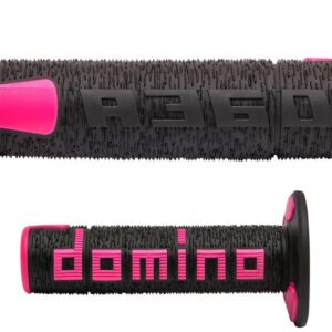 Puños Domino Off Road A360 negro/rojo A36041C4042A7-1