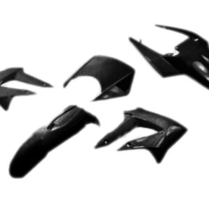 Kit plástica V PARTS 6 piezas negro