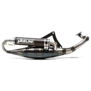 Escape completo YASUNI R (silenciador negro) - Derbi / Peugeot Motor Morini