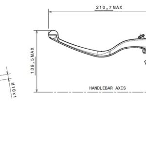 Bomba de embrague BREMBO Ø15x19mm titanio