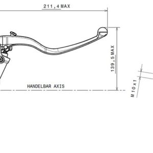 BREMBO MASTER CYL DELANTERO 18x21 - TITANIO 910.D548.90