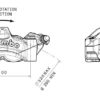 PINZA BREMBO M50 - 30 - TITANIO 920.A885.81 - Imagen 2