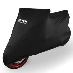 Funda de moto para interior OXFORD Protex Stretch - Moto / Scooter - Negro - XL