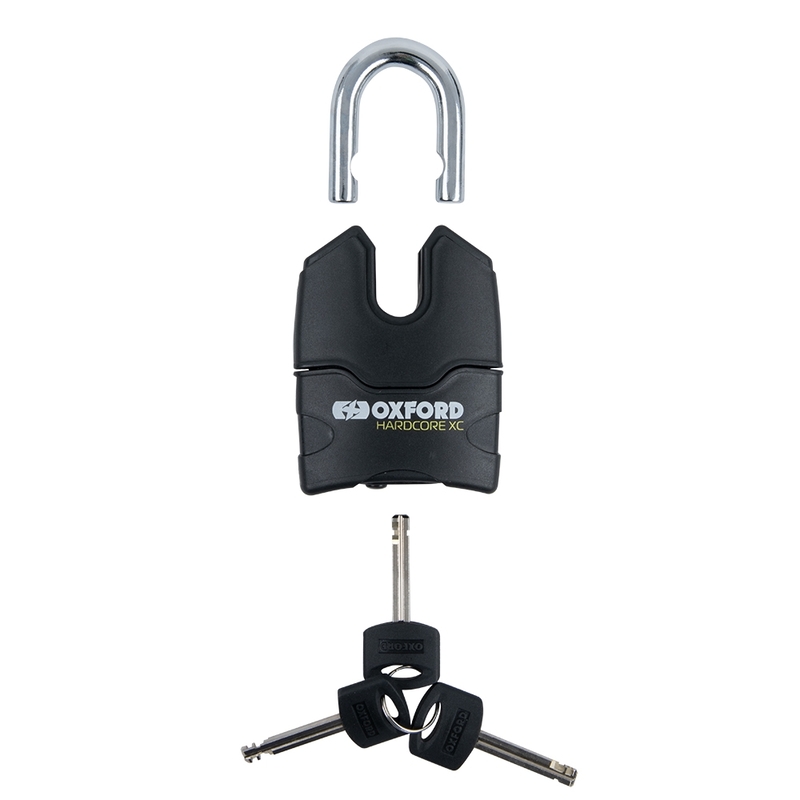 Cadena antirrobo OXFORD Hardcore XC13 - 1,5m x 13mm - Certificado ART4 / Sold Secure Gold