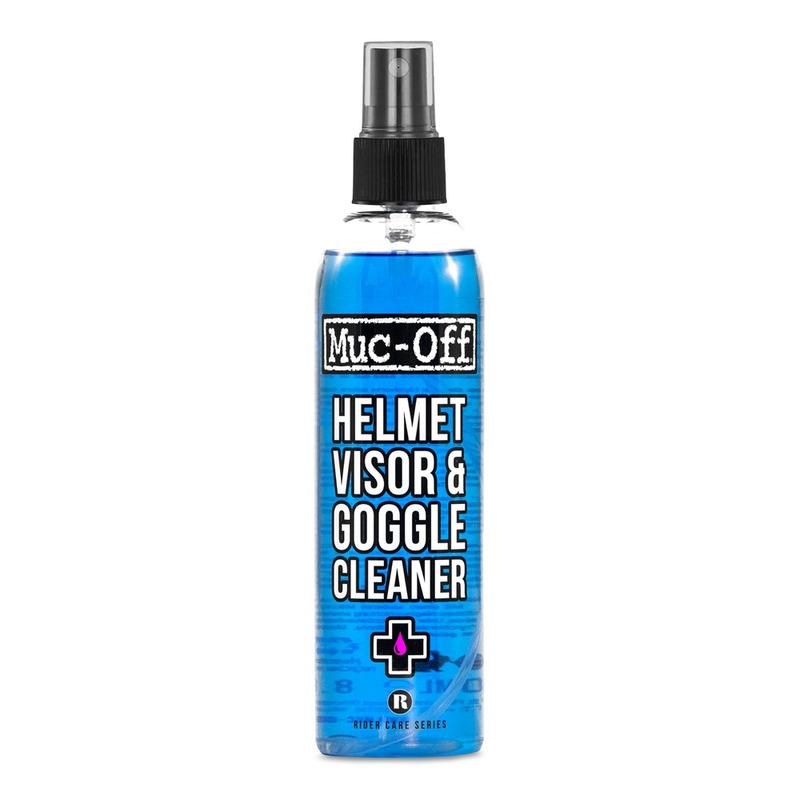 Limpiador antibacteriano de lentes y cascos MUC-OFF Helmet & Visor Cleaner - Spray 250ml
