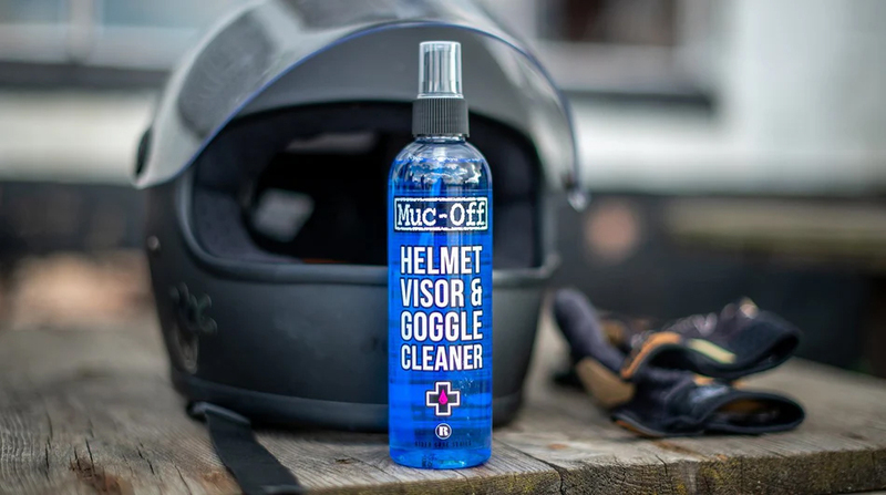 Limpiador antibacteriano de lentes y cascos MUC-OFF Helmet & Visor Cleaner - Spray 250ml